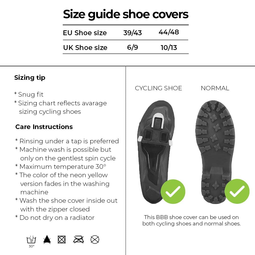 BBB Mixte Multiflex Bws-27 Couvre-Chaussures de Cyclisme imperméables pour Homme et Femme Taille 39/43