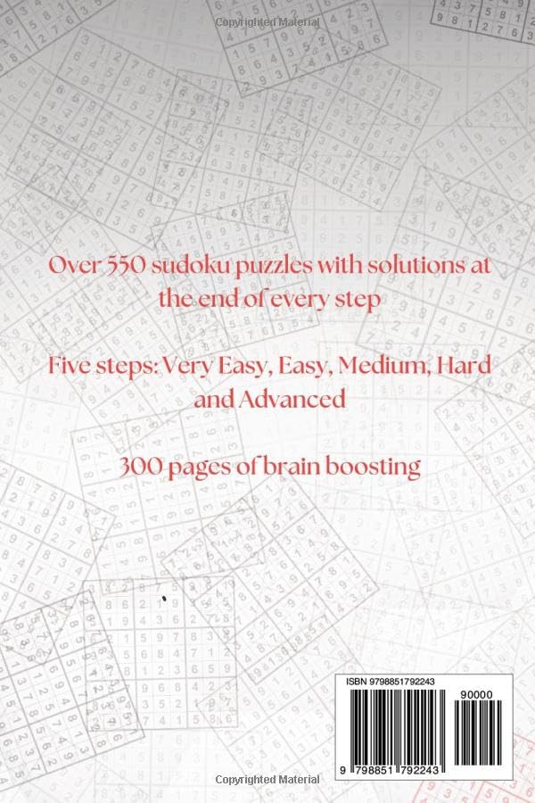 Vista 2 de Sudoku Over 500 Puzzles and Solutions from Very Easy to Advanced (5 levels)