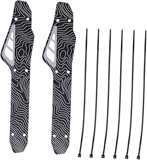 INOOMP 2 Conjuntos De Proteção De Corrente De Bicicleta Corrente De Plástico Molduras De Plástico Capa De Quadro De Roupa De Ciclismo Protetor De Corrente De Bicicleta Adesivo De