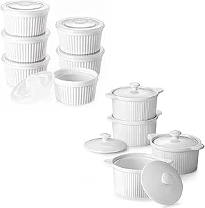 DOWAN Dessert Bowls, 300ml Porselein Bowl Sets, Serveren