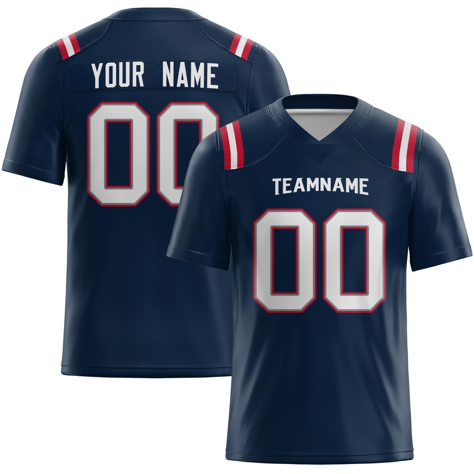 Custom Football Jersey Personalized Football Uniform Stitched or Printed Team Name Number Logo for Men Women Kids