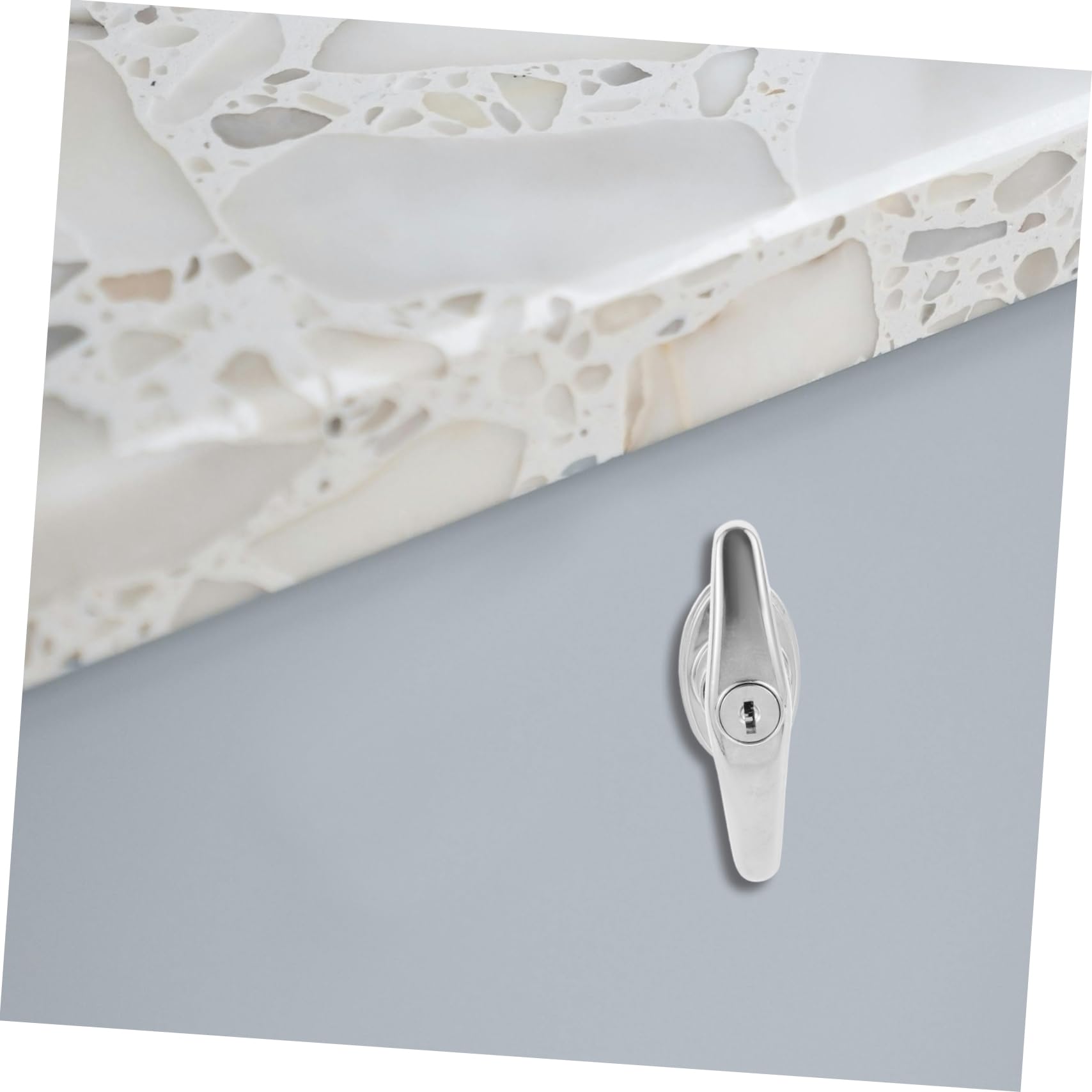 SHINEOFI 5 Set Serratura maniglia porta armadio elettrico serrature dell'armadio serrature dei cassetti io con chiave serratura cassettiera dell'io per vetrina
