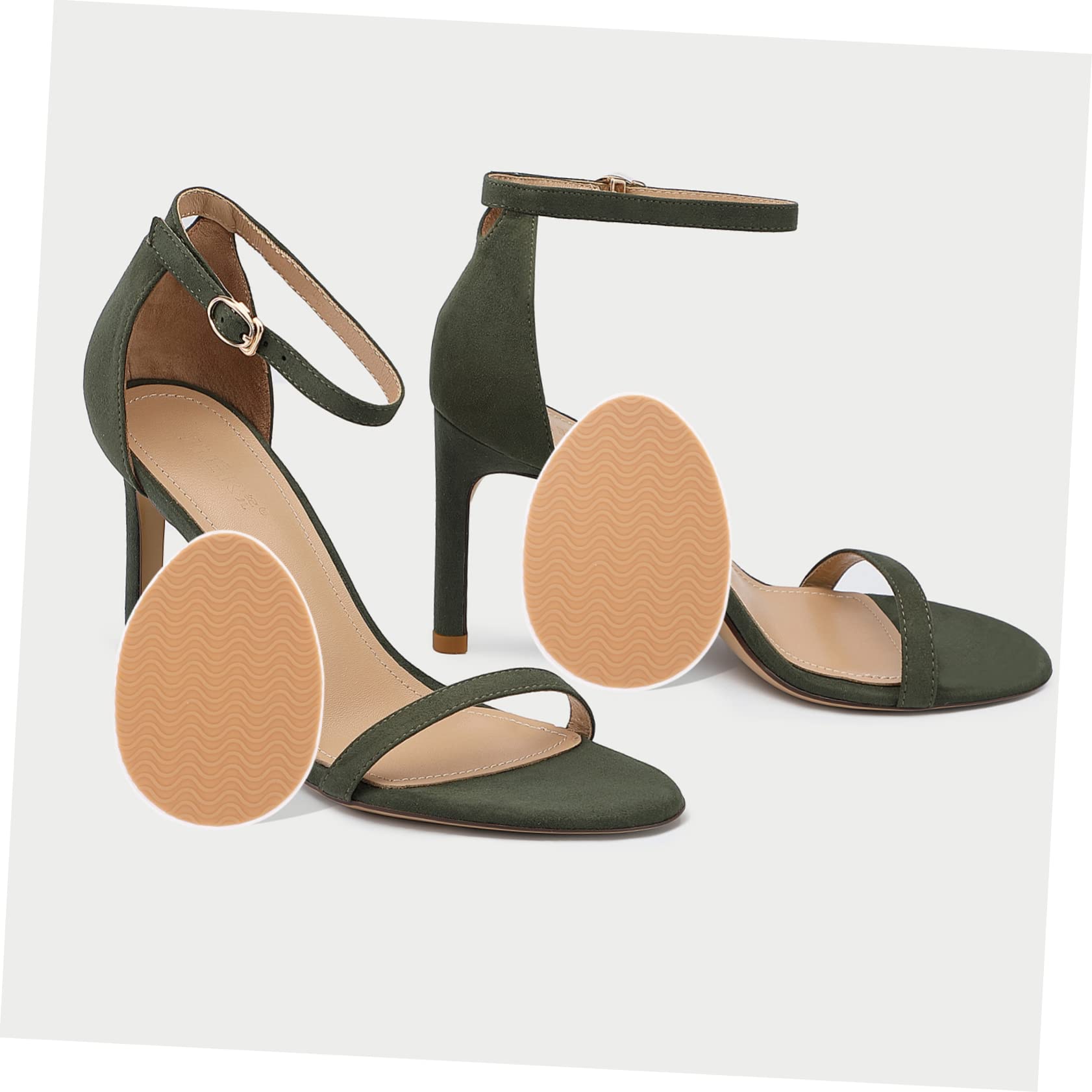 PACKOVE Adhesivos antideslizantes para zapatos antideslizantes pegatinas zapatos pegatinas antideslizantes súper pies walking pad protector de negras plantillas