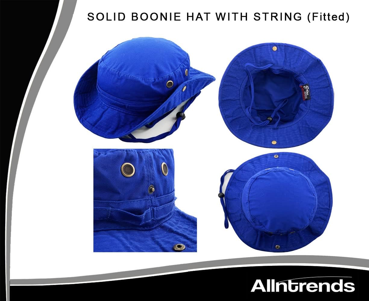 ALLNTRENDS Captain Embroidered Boonie Hat Cute Graphic Summer Beach Cap
