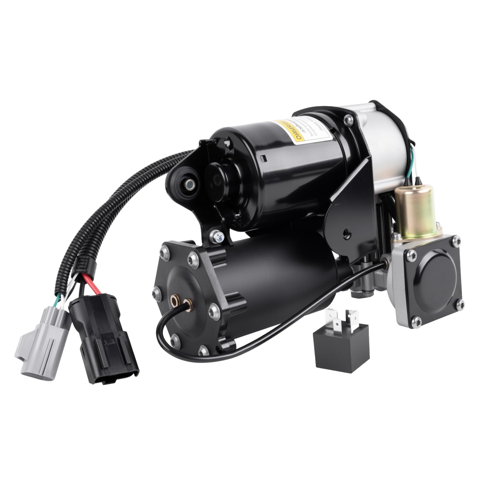 Bomba de compresor de suspensión neumática de 6 pines para suspensión neumática compatible con LR3 LR4 Sport, Discovery3 2004-2009, Discovery4 2009-2012, accesorio de coche pieza