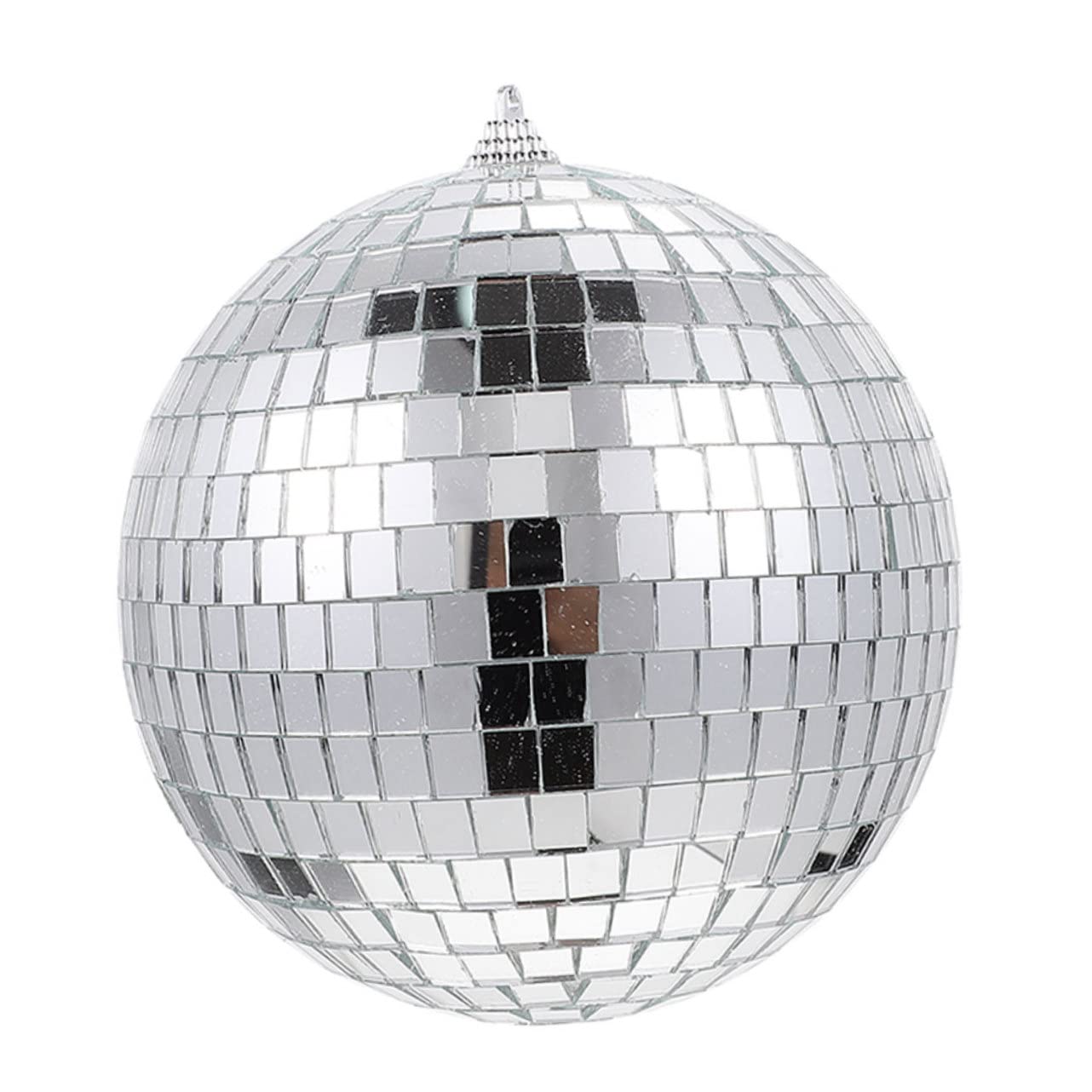 Garneck 20cm Diameter Decorative Disco Ball Mirror Surface Party Decoration Stage Accessory Safe Material