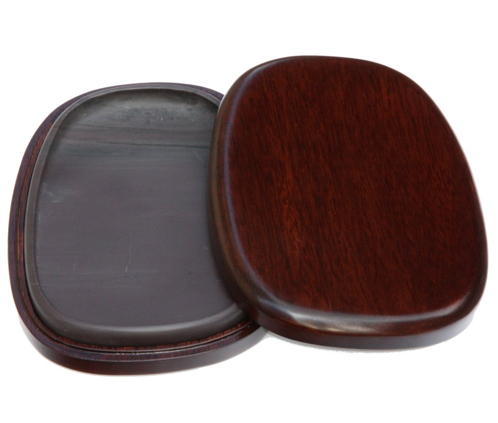 Amazon | 硯石 端渓硯 上麻子坑楕円型 8吋 （203×140×23mm） | 硯