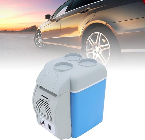 Miniatura 4 de Boxwizard Refrigerador de coche de 7.5 L de capacidad, mini portátil de grado alimenticio, forro interior grueso de bajo ruido, enfriador eléctrico