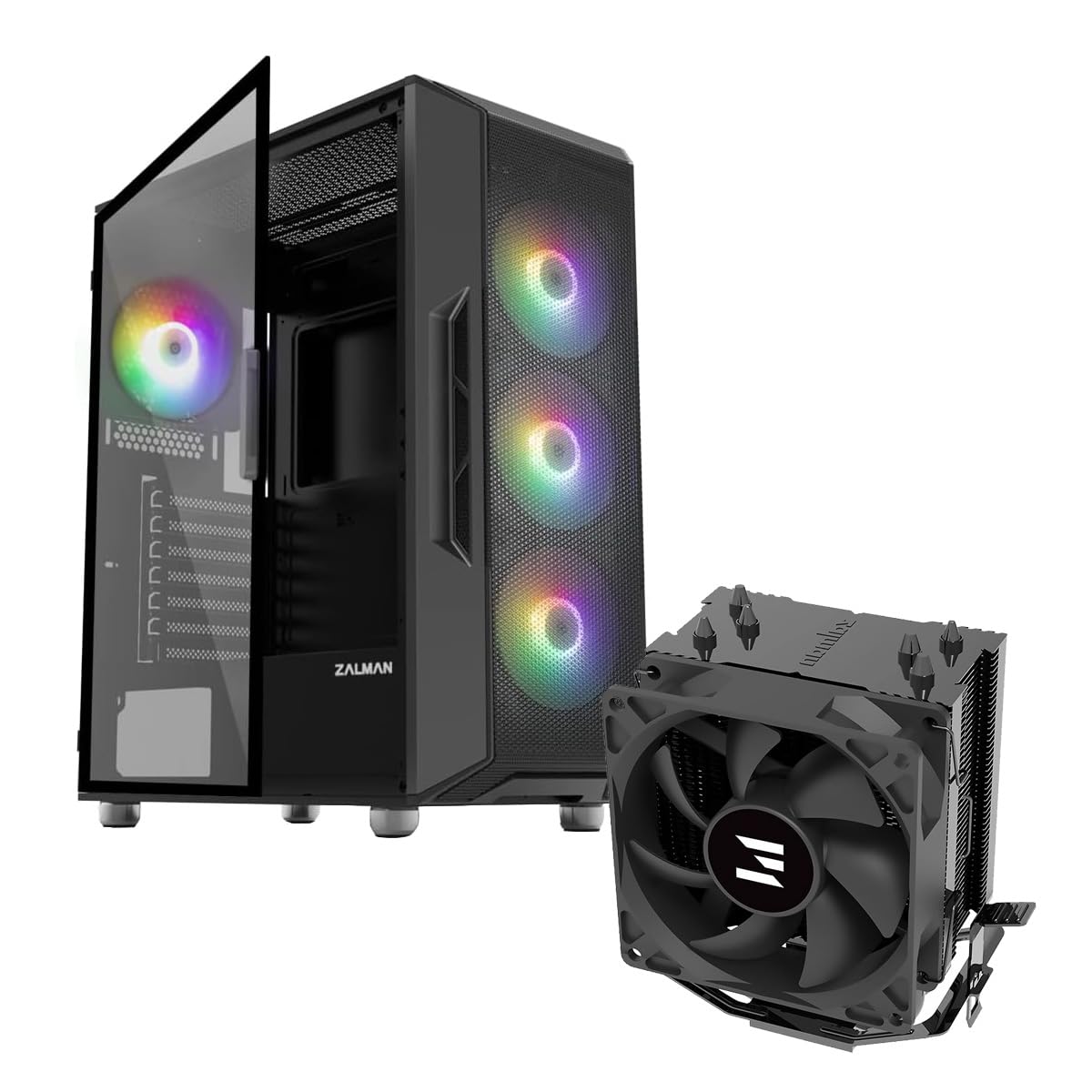 Amazon.com: Zalman i3 NEO ATX Mid Tower Gaming PC Case + CNPS4X 