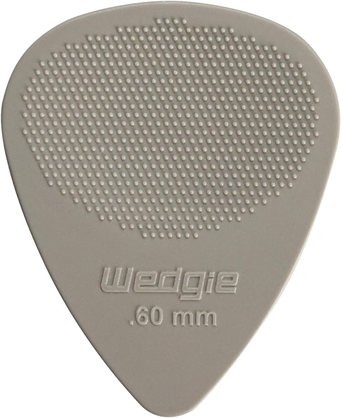 Wedgie WNPP60 0.60mm Wedgie Nylon Pick, 12 Pack, Light Grey