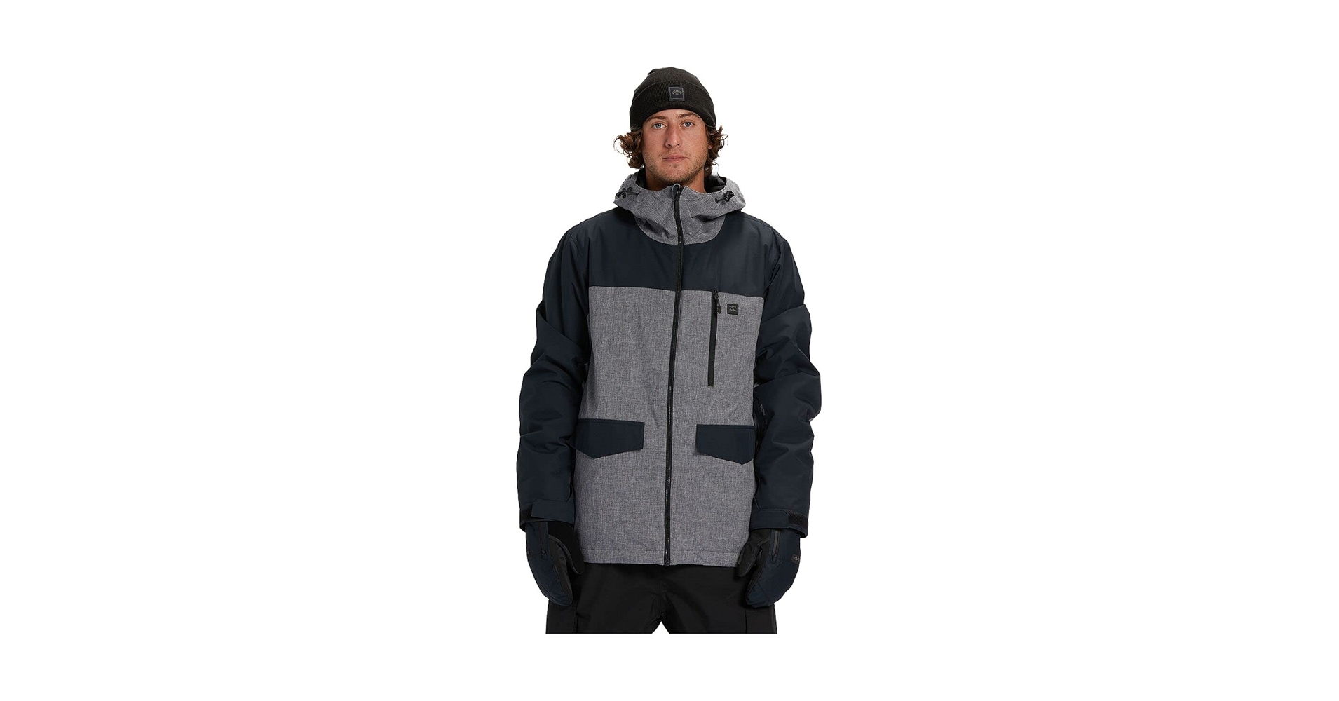 Amazon.com: Billabong Outsider Snow Jacket Grey Heather SM