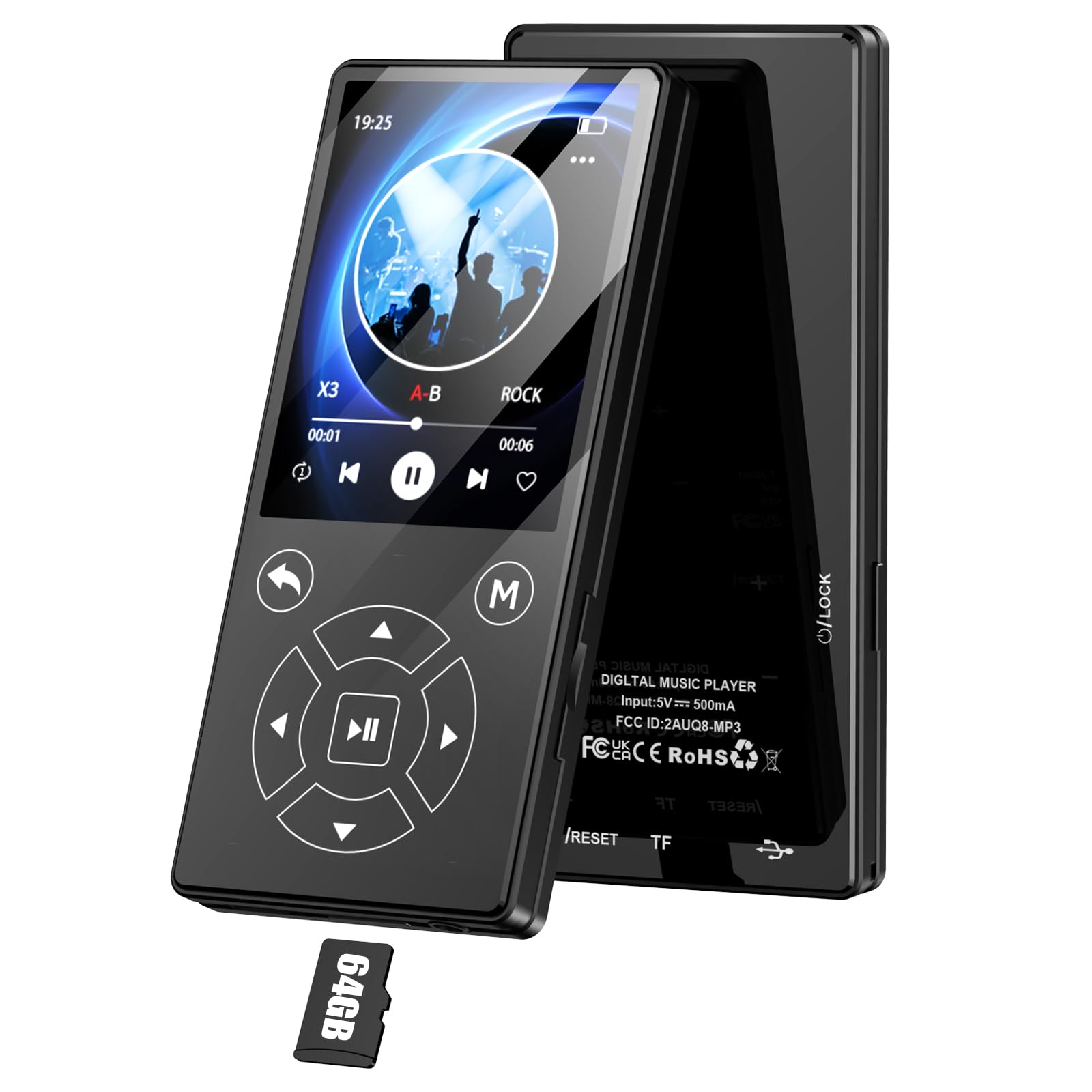 Amazon.co.jp: MP3プレーヤー 64GB 128GBまで拡張可能 Bluetooth 5.0