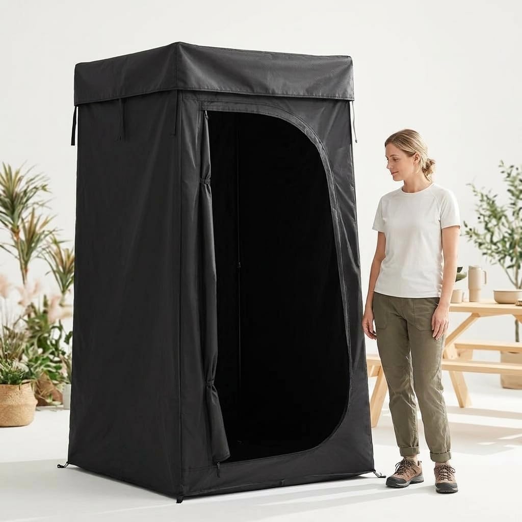 Duschzelt Umkleidezelt Toilettenzelt – Privatsphäre Zelt für Camping & Outdoor