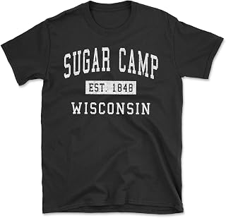 Sugar Camp Wisconsin Classic Established Men's Cotton T-Shirt
