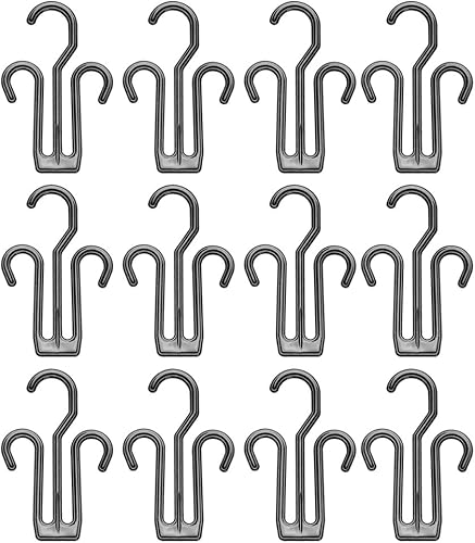 Miniatura 1 de BESPORTBLE Excersise Bike - 12 ganchos de plástico para exhibición de zapatos, soportes resistentes para zapatos, zapatillas, gancho para zapatos,