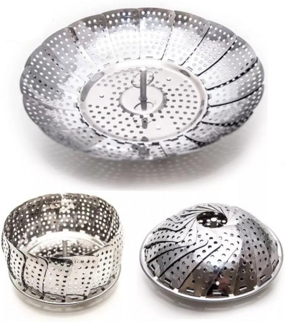 Cesto Para Cozimento de Legumes a Vapor em Inox, Cesto para ... - imagem principal do produto