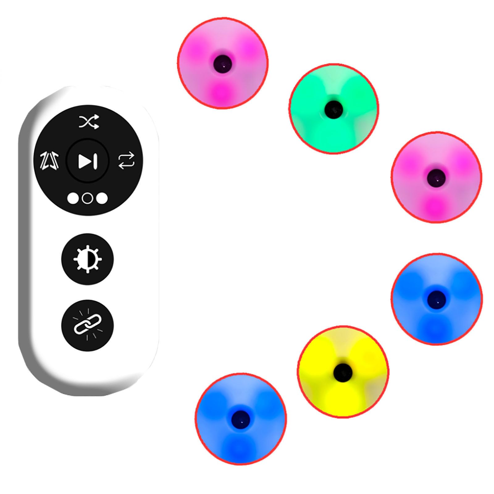 Amazon.co.jp: スポーツ反応トレーニングライト、56MMラウンドデザイン