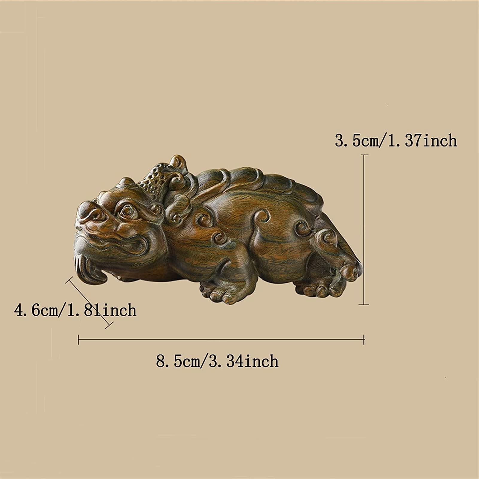 Figurka bogactwa / feng shui dekoracja Feng Shui drewniane statuetki, figurki do dekoracji wnętrz, rzeźby boga bogactwa, dekoracje biurowe prezent biznesowy