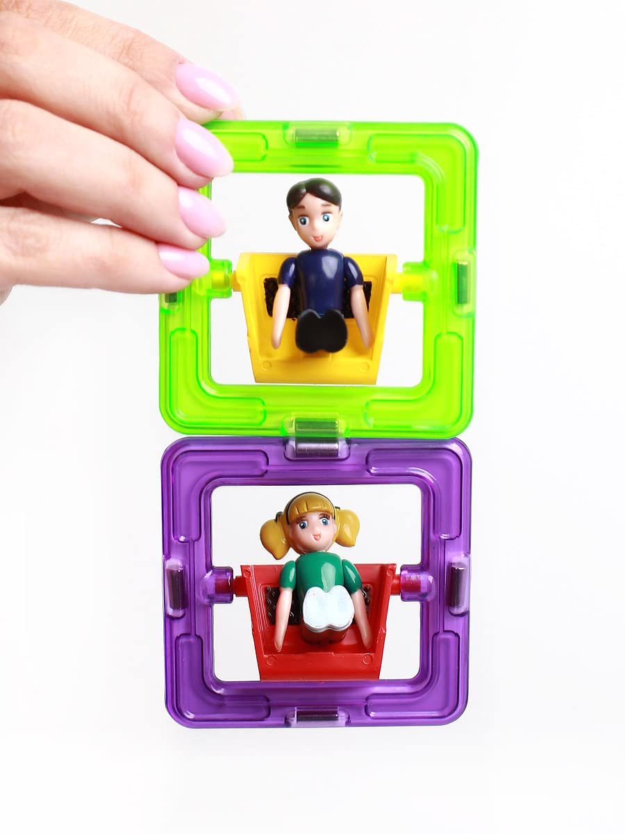 MAGNIKON Mattoncini Magnetici Di Ricambio - Triangolo Isoscele - Giocattoli Educativi Per Bambini 3+ Anni, Compatibili, Design Austriaco