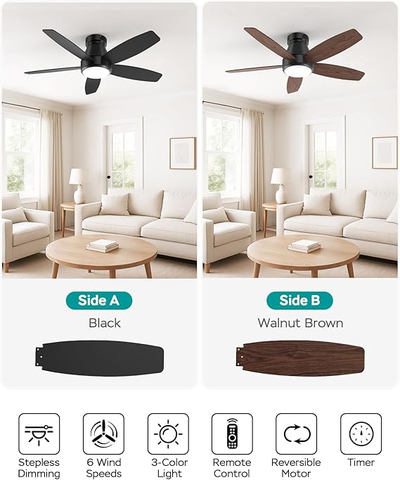 Ceiling Fans with Lights, 42 inch Ceiling Fans with Lights and Remote