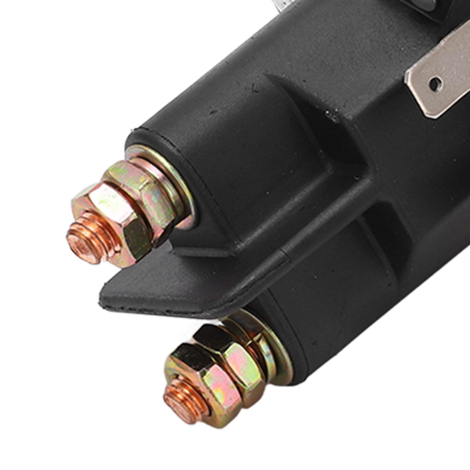 Solenoide di Avviamento, Solenoide di Avviamento per Trattorino da Giardino 12V 100A 4 Terminali 532192507 Sostituzione del Relè Solenoide di Avviamento per