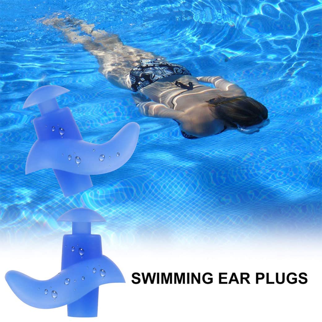 Tappi Per Orecchie In Silicone - 6 Pezzi Con Cordino, Per Nuoto, Sonno E Rumori Forti