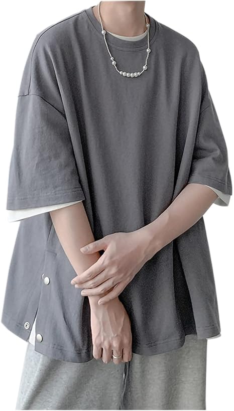 Amazon Co Jp 夏服 メンズ Tシャツ 韓国ファッション おしゃれ 大きいサイズ 半袖 無地 オーバーサイズ トップス グレー M ドラッグストア Amazon Co Jp 夏服 メンズ Tシャツ 韓国ファッション おしゃれ 大きいサイズ 半袖 無地 オーバーサイズ トップス グレー M ドラッグストア