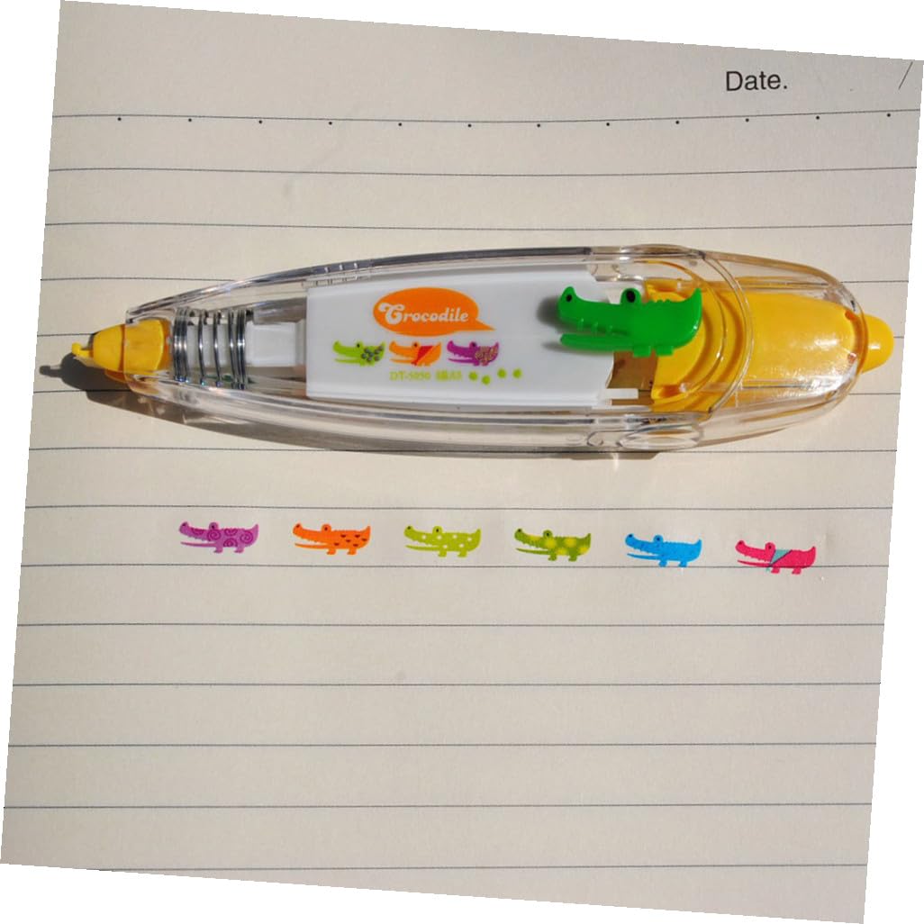3 Set Di Nastri Decorativi Set Di Cancelleria Nastro Adesivo Penna Per Scrapbooking Diario Lettere Scuola Ufficio 4 Forme Carine 4 Pezzi * 3