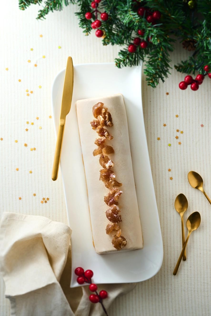 FLEXIPAN Moule Bûche Nicolas Paciello – Recette Glacée, Entremet, Bavaroise Framboise - Patisserie Accessoire Silicone Modulable, Innovant - Noel, Fêtes - Facile à Démouler - Deux Goûts Possibles
