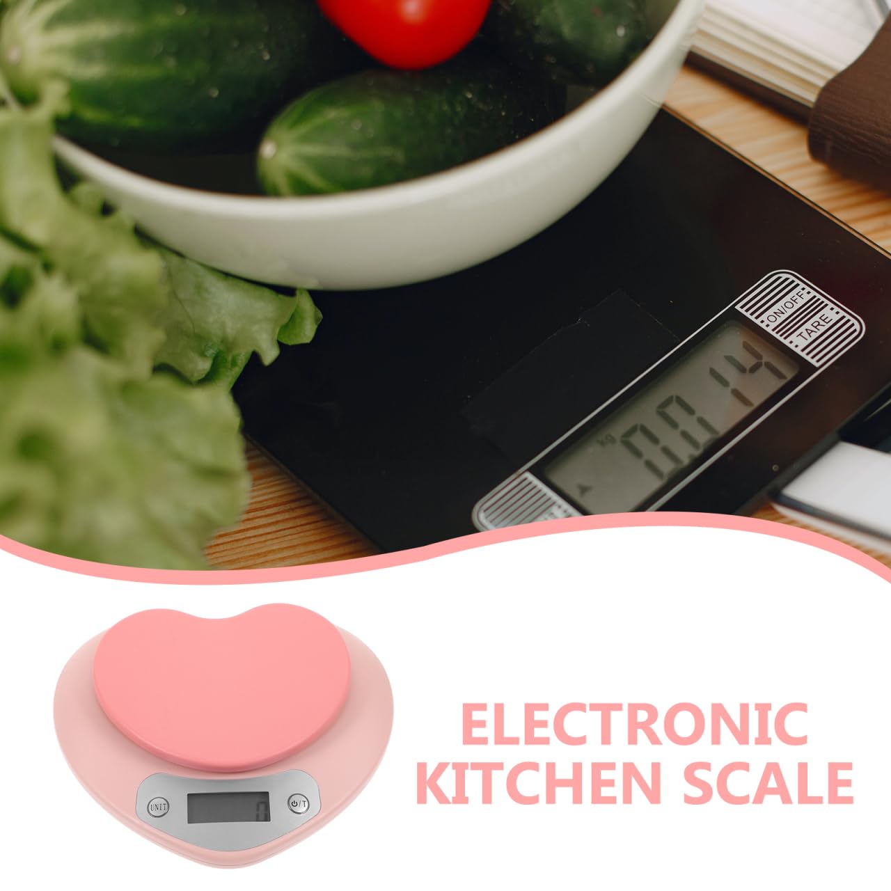UPKOCH Digital Kitchen Scale Electronic Food Scale for Baking Cooking Pastry Precision Measurement Compact 7.28X6.49X1.37 Inch Portable Kitchen Accessory