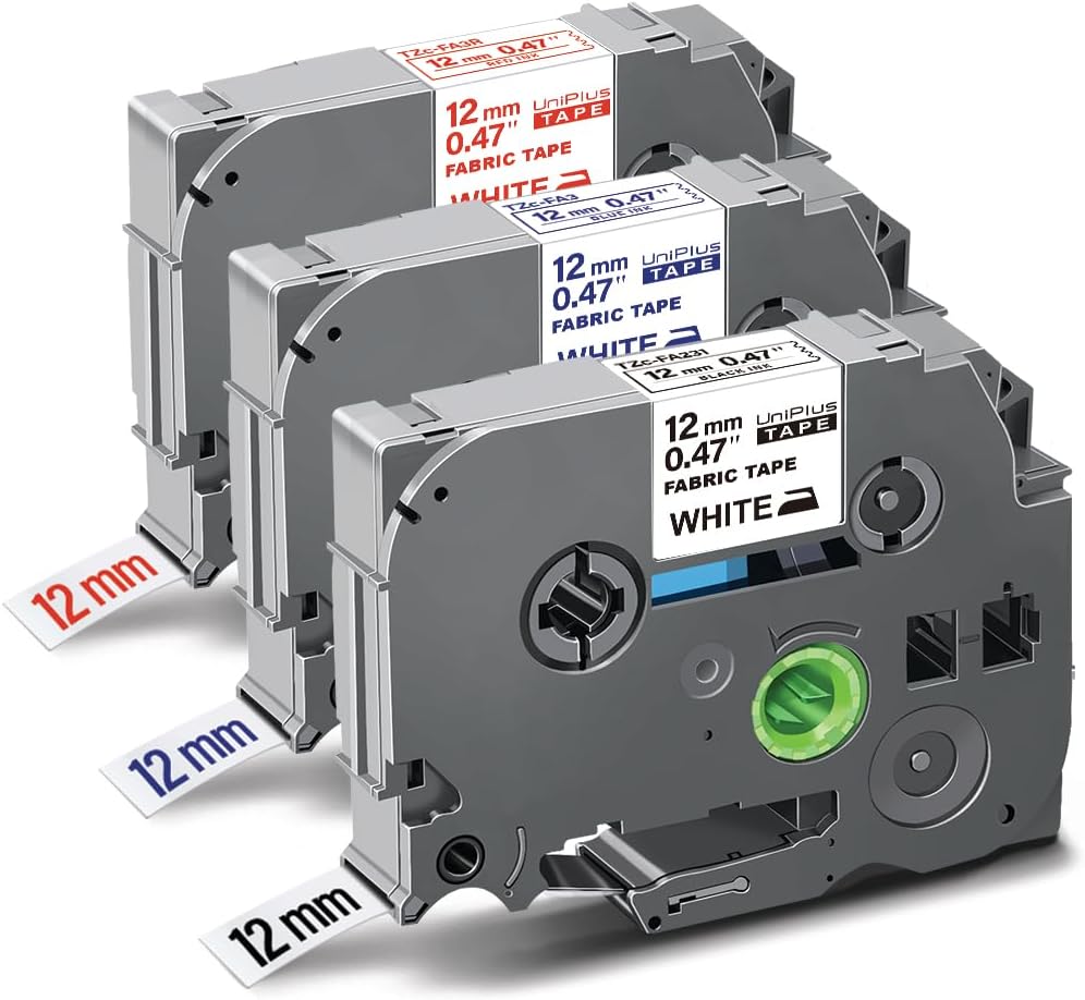UniPlus Compatible TZe Label Tape Replacement for Brother Iron on