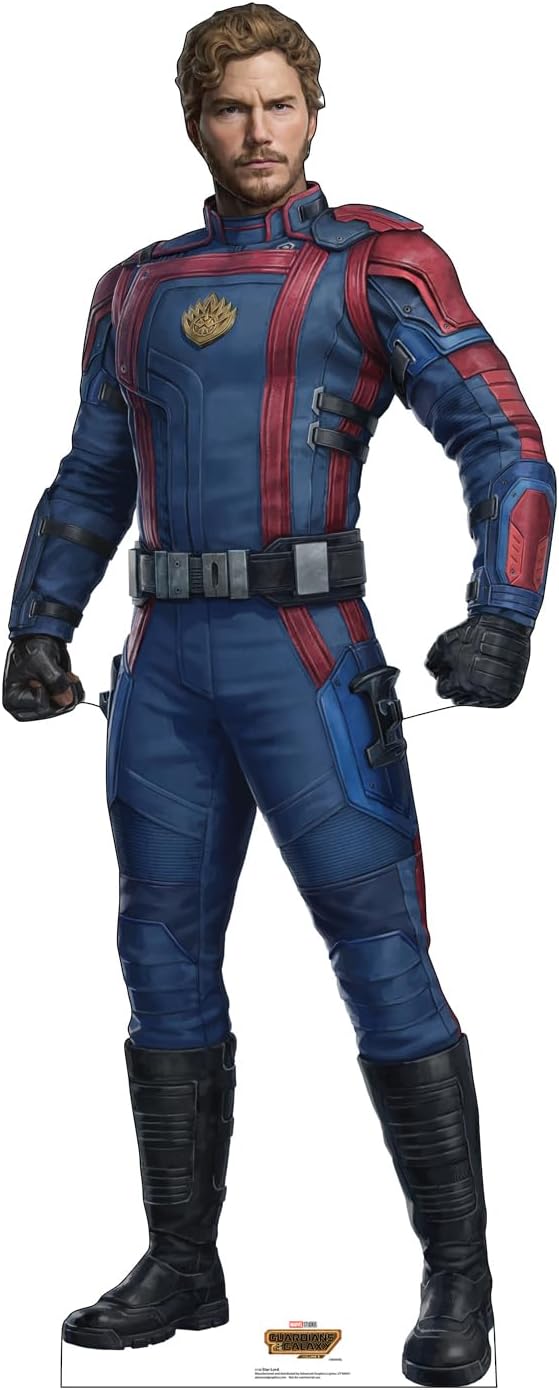 Cardboard People Star-Lord Life Size Cardboard Cutout Standup - Guardians of The Galaxy Vol 3 (2023 Film)