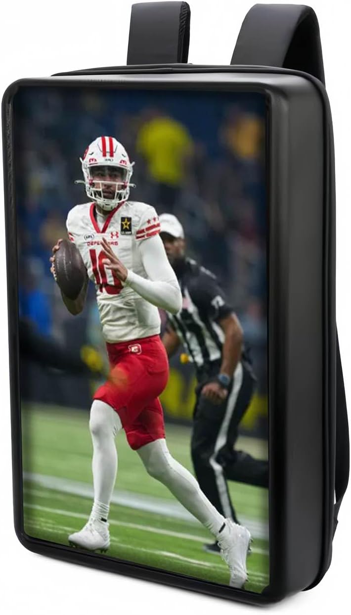 21.5 Inch IP65 Waterproof Advertising Backpack, 1000nits High Brightness LCD Digital Signage Backpack, Human Walking Backpacks Digital Billboard with USB/App/CMS Input for Auto ADs Playback