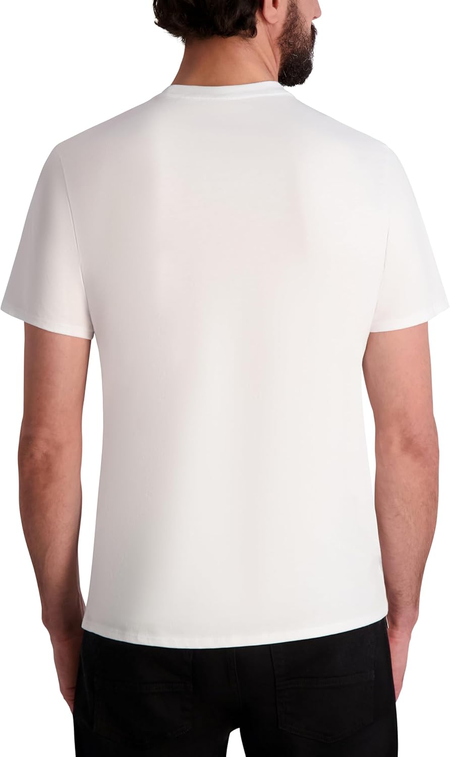 Karl Lagerfeld Mens Short Sleeve Karl Knight Crewneck Graphic Design T-Shirt - Image 4
