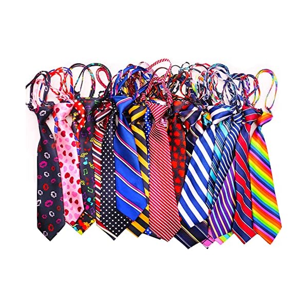 Lot de 30 cravates réglables pour chien, taille moyenne et grande, mélange classique à pois pour animaux de compagnie, cravate pour chien, accessoire de costume pour usage quotidien, photographie, 61W7 9gZaEL. SS600