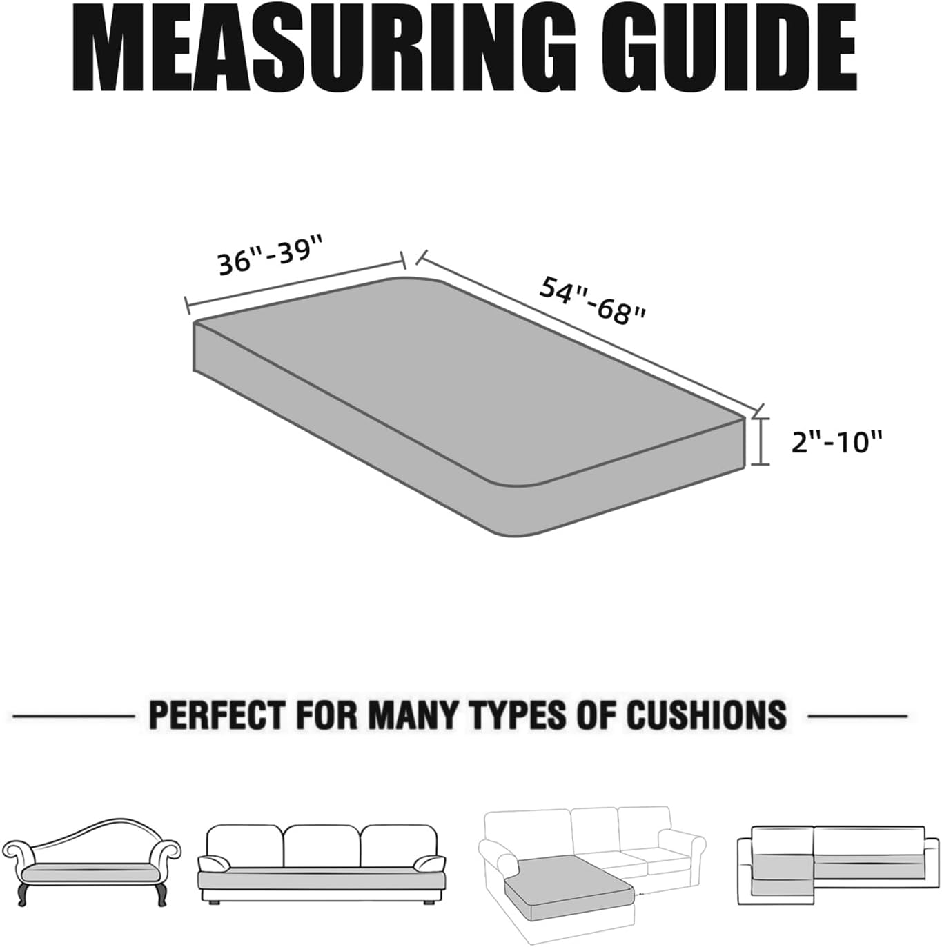 DEZYPZAM カウチカバー、セクションカウチカバー、ストレッチソファスリップカバー、カウチクッションカバー、セクションカウチスリ