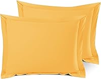 Vista 74 de Nestl Juego de 2 fundas de almohada suaves de microfibra de doble cepillado, fundas de almohada de cama prémium estilo hotel, con brida decorativa