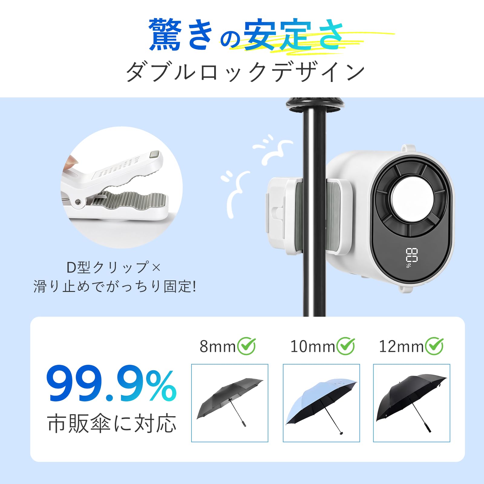 Amazon | 【2026年Amazon.co.jp夏限定・業界最小サイズ・暴風レベル 