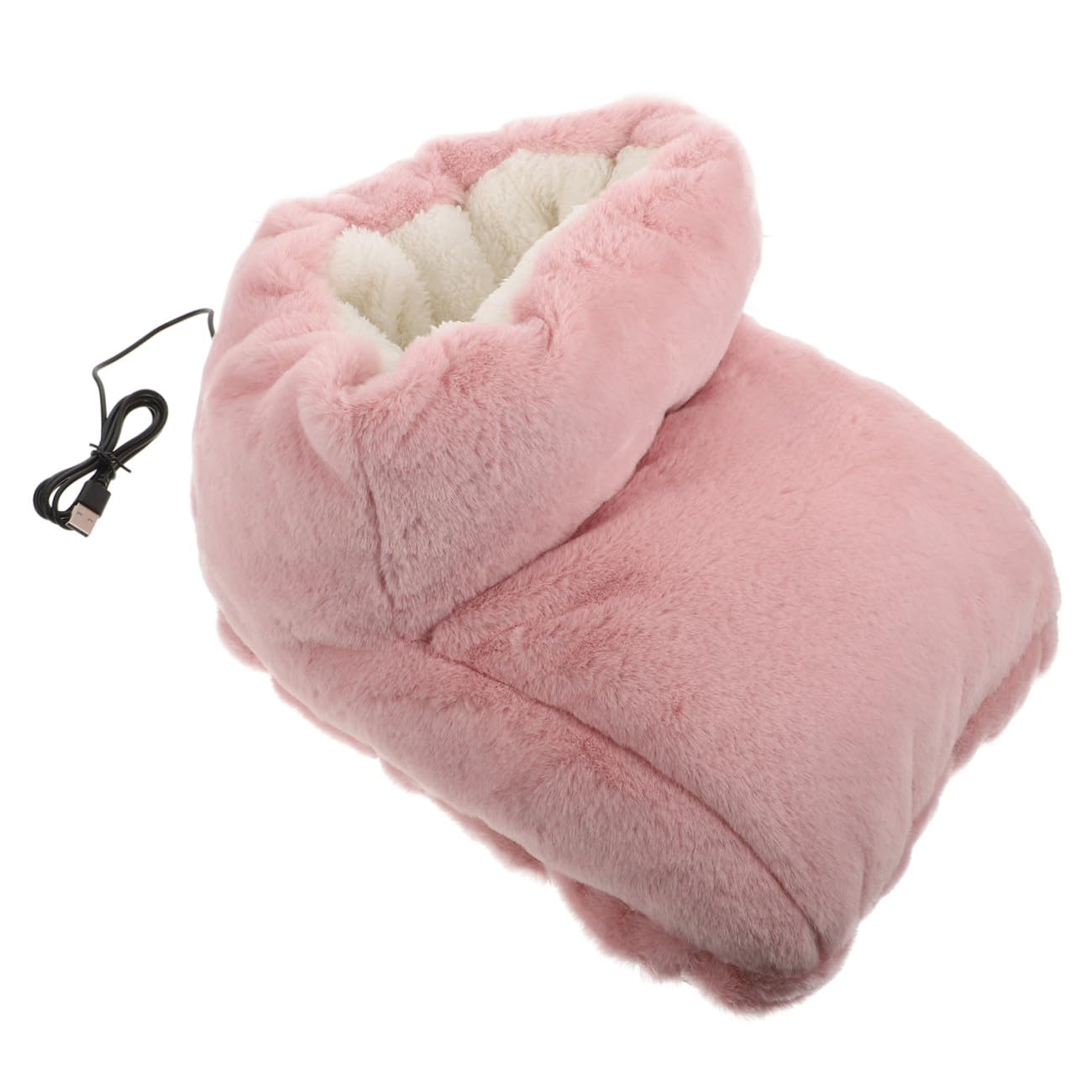 USB Fußwärmer Heizschuhe für Zuhause in Rosa, Hohe Form