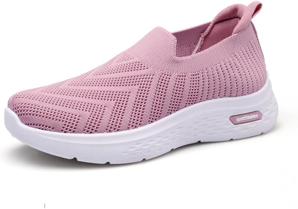 Sunnysweet Womens Walking Shoes Slip on Casual Sneakers Breathable Mesh Shoes