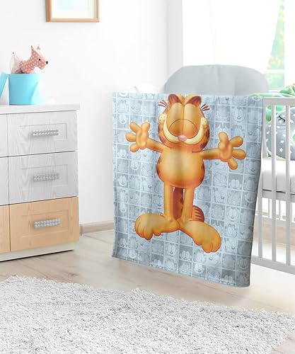 Miniatura 5 de LOGOVISION Garfield - Manta ligera para bebé, 30 x 40 pulgadas, abrazos, unisex, para bebés, niñas y niños