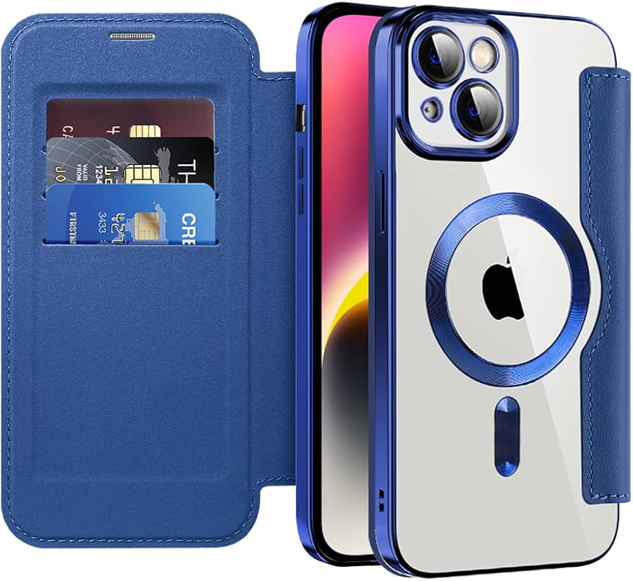 ⭐️iphone 13 Pro Max 手帳型ケースブルーグレー
