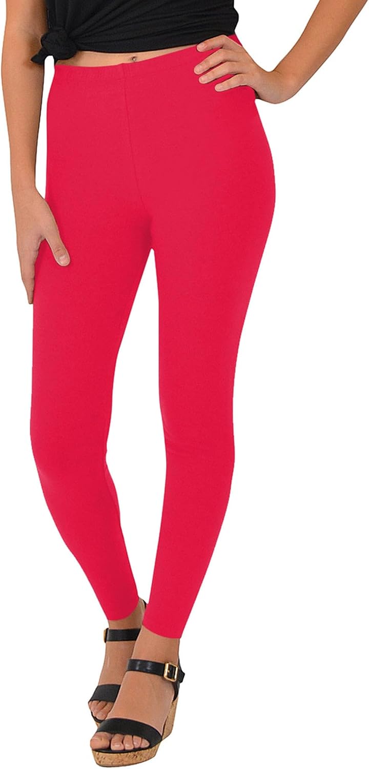 STRETCH IS COMFORT Women's Ultra Buttery Smooth Cotton Leggings, Knee Length Leggings or Shorts | Small to 5X