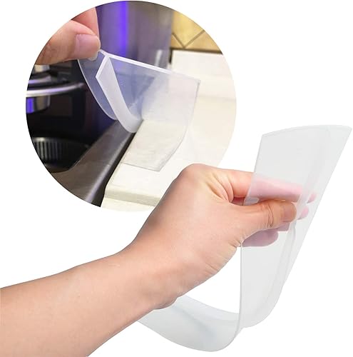 Miniatura 3 de Cubiertas para huecos de cocina para estufas de cocina, 25 pulgadas de largo y extra anchas de silicona para estufas, 2 unidades, protector de