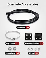 Vista 6 de EVIL ENERGY Tanque de desbordamiento de refrigerante, botella de desbordamiento del radiador 800ml de aluminio universal negro