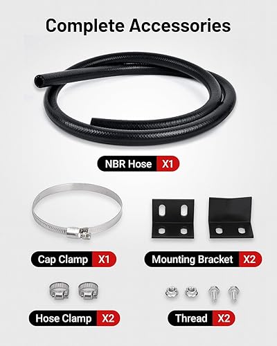 Miniatura 6 de EVIL ENERGY Tanque de desbordamiento de refrigerante, botella de desbordamiento del radiador 800ml de aluminio universal negro