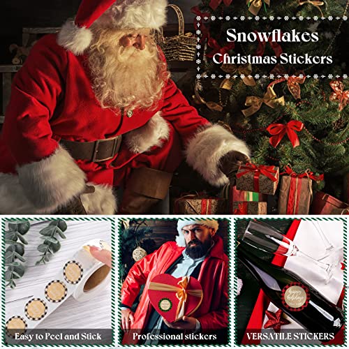 1500 Pieces Merry Christmas Stickers For Envelopes Happy Holiday Stickers For Bags Buffalo Plaid Holiday Package Stickers Xmas Round Labels For Decoration Sealing Party Favors Supplies, 1 Inches #TOP3