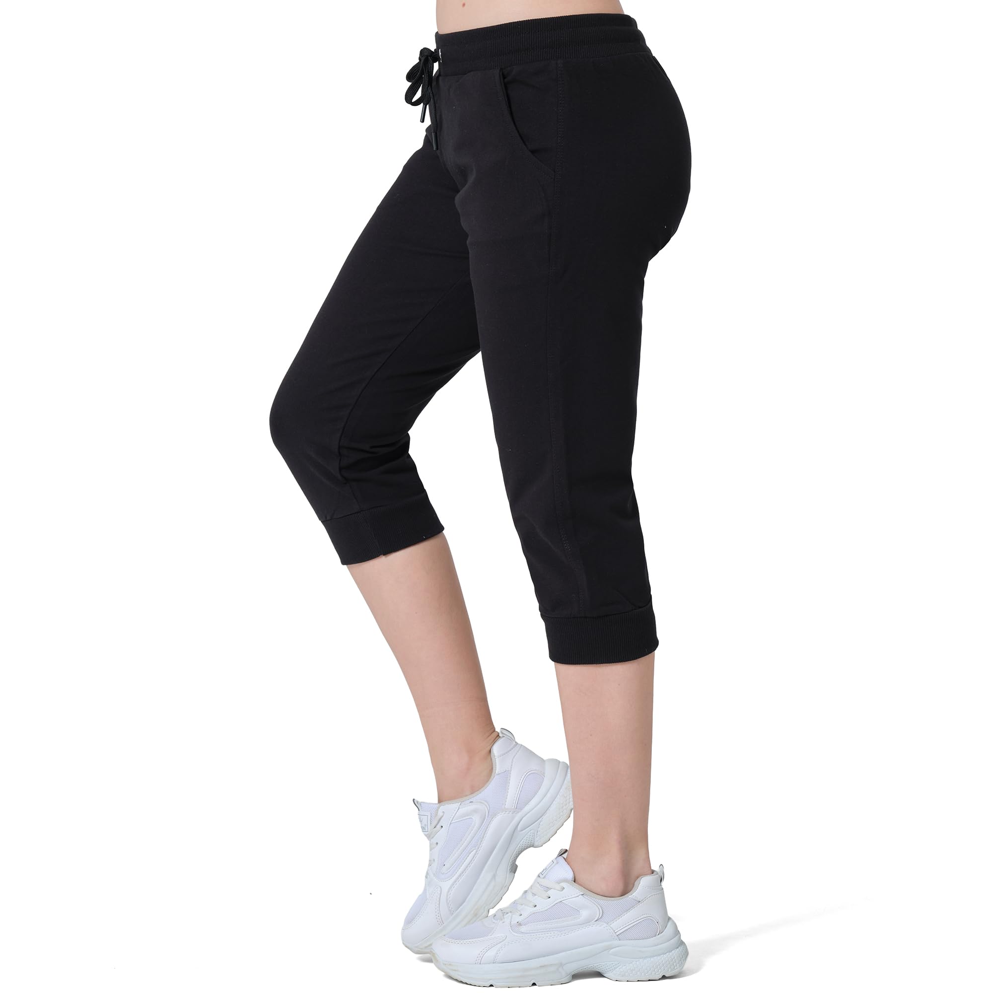 Smith & Solo Jogginghose Damen – Sporthose Frauen Baumwolle| Sweatpants Slim Fit Freizeithose Lang | Trainingshose Fitness High Waist – Jogger Laufhosen Modern