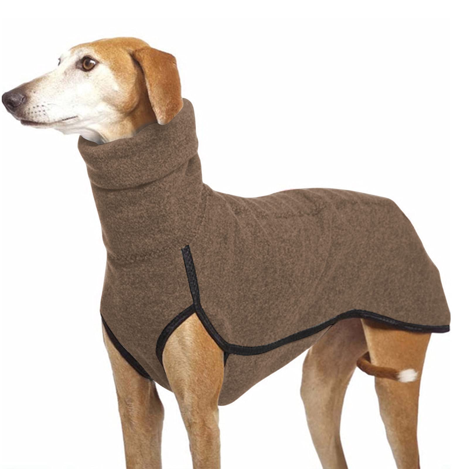 Esobo Fleece Dog Apparel Winter Warm Dog Coat Doggie Turtleneck Cozy Jacket Soft Shirt Vest Stylish Pet Outfits for Small Medium Large Dogs