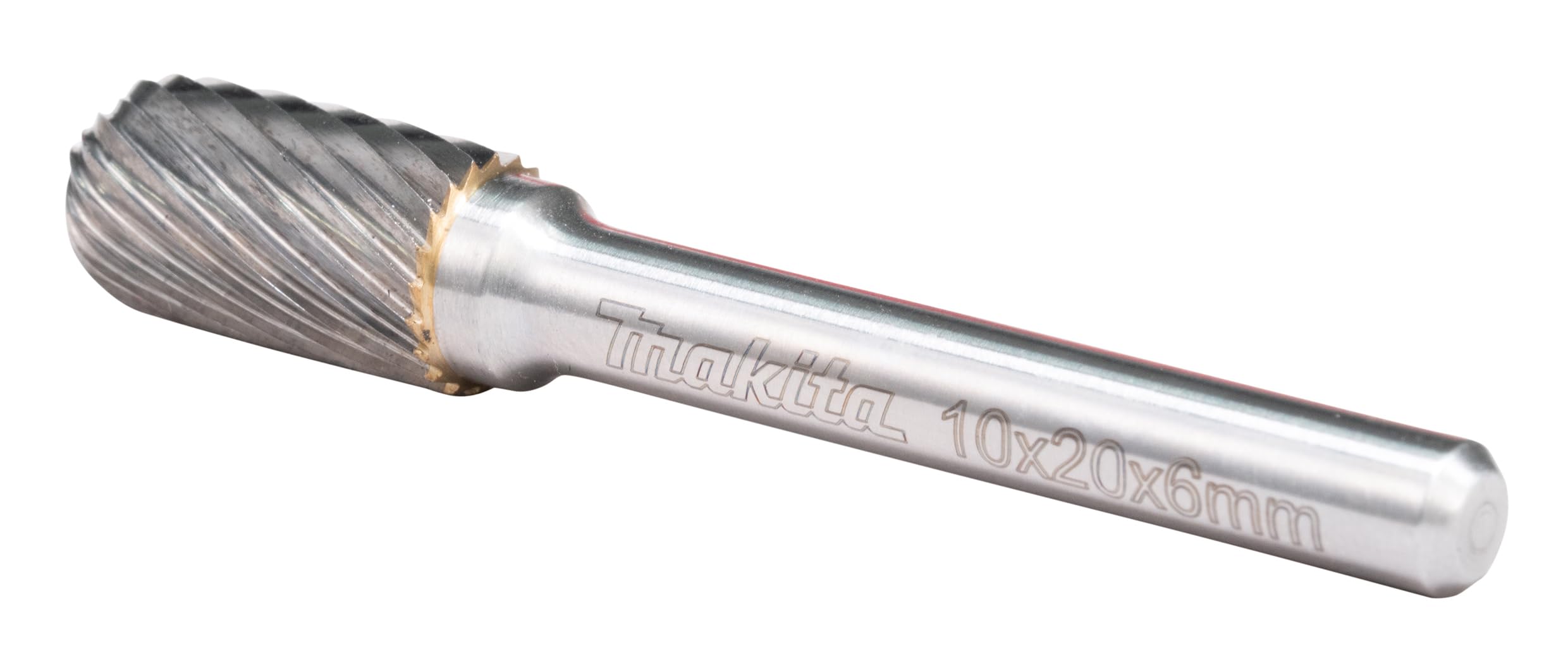 Makita B-52744 Fresa Esférica 10x20 mm Ø6 mm (3/8x3/4" Ø1/2") Un Solo Diente